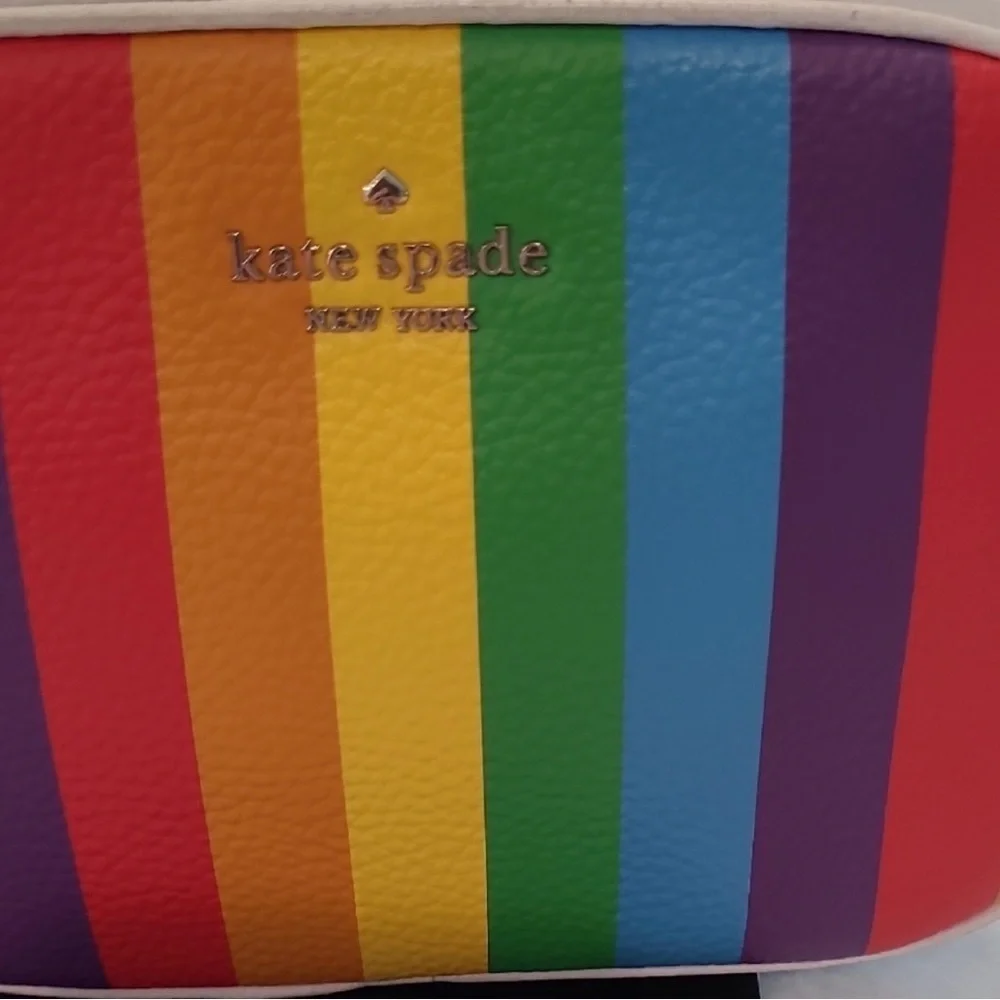 Kate Spade Rainbow Stripe Crossbody Bag - Picture 2 of 11